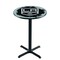 Holland Bar Stool Co 42" Blk Wrinkle Los Angeles Kings Pub Table L211B4228LAKing - alternate 1